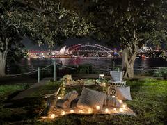 Vivid Sydney Luxury Picnic Experience - Mrs Macquarie's Chair
