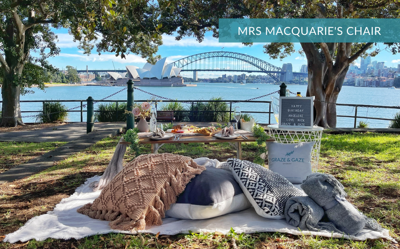 Luxury Private Picnic Experience - Mrs Macquarie's Chair