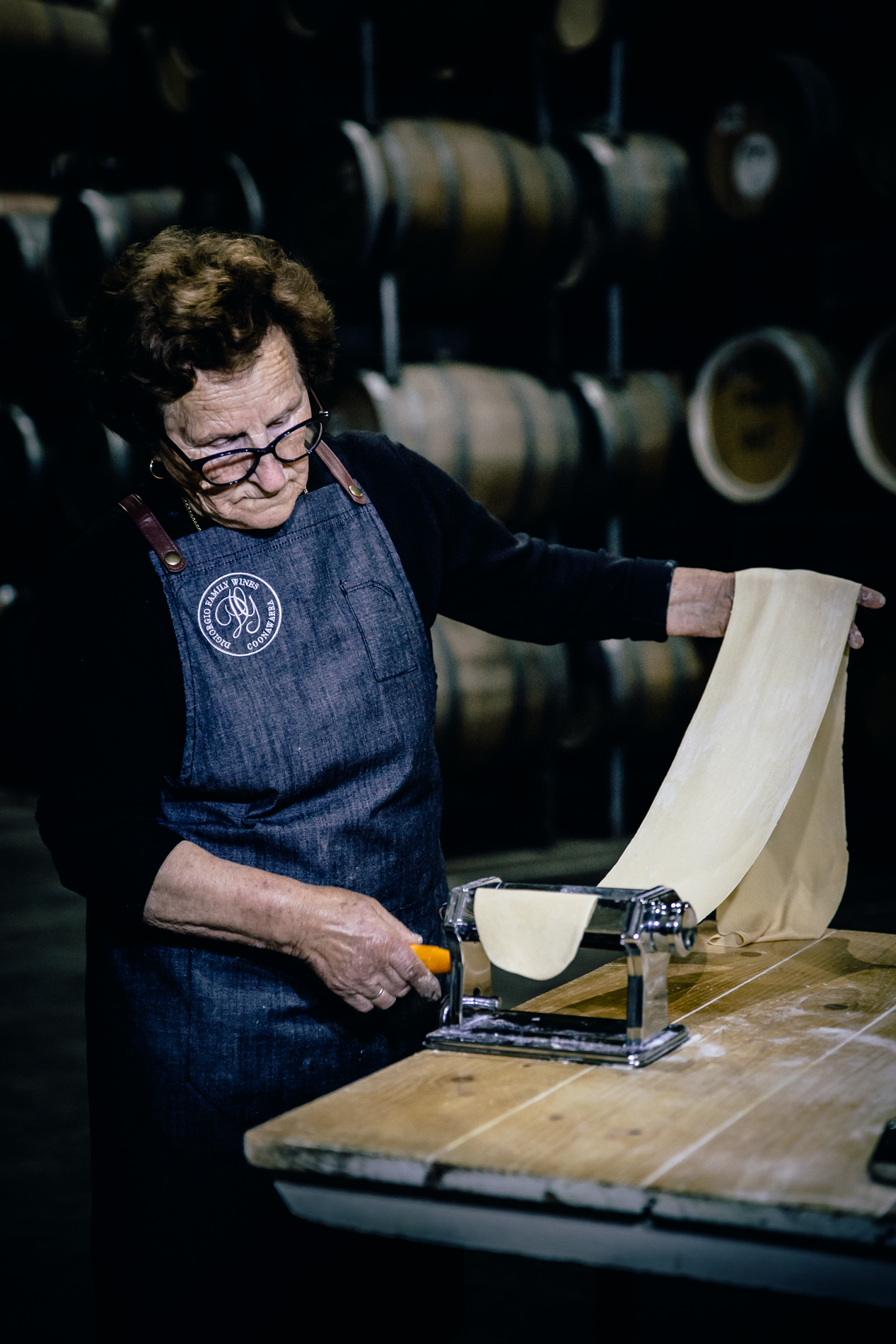 Pasta making and lunch with the DiGiorgio Family