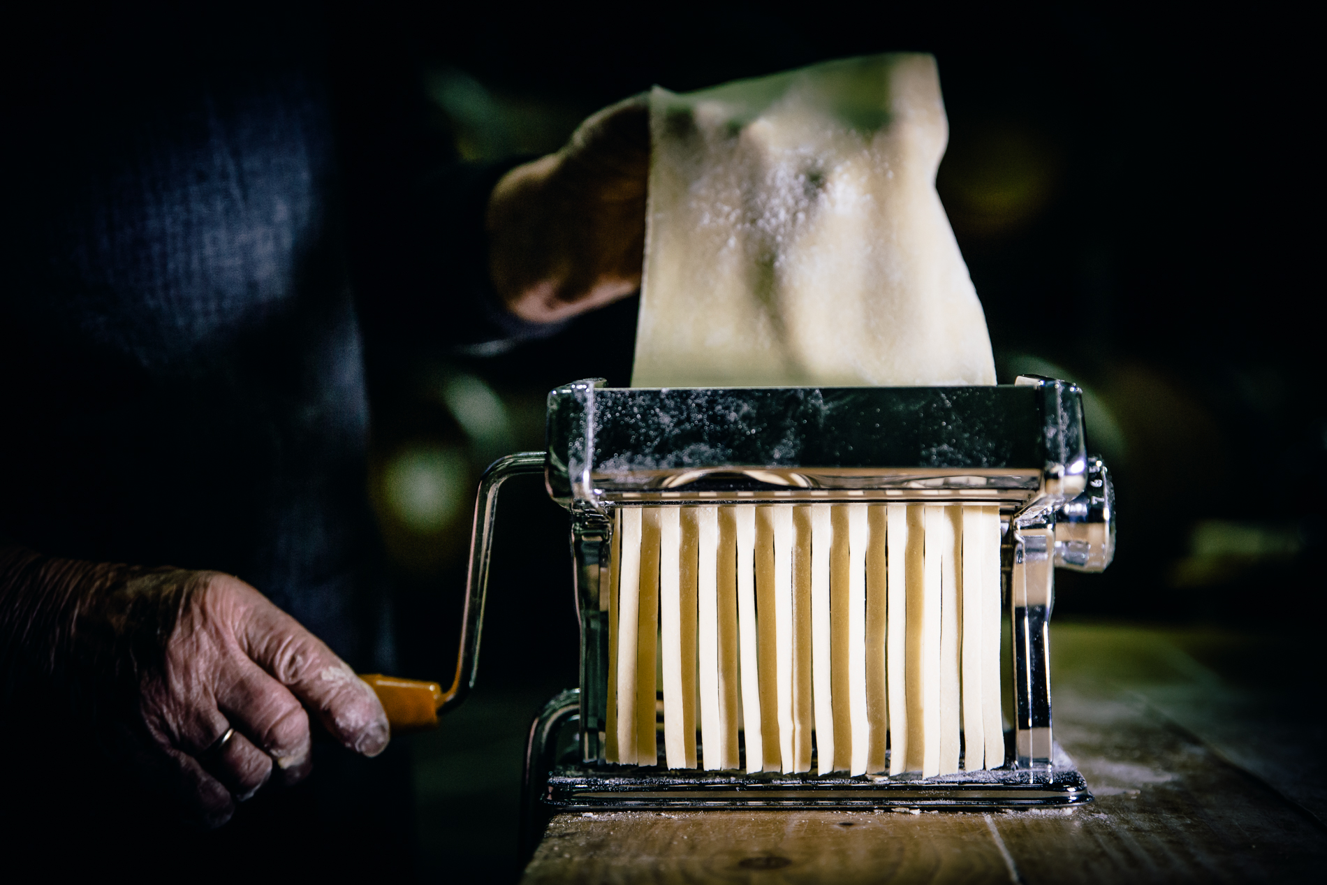 Pasta making and lunch with the DiGiorgio Family