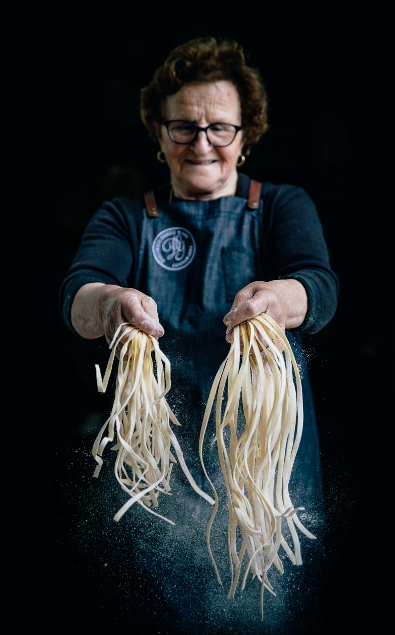 Pasta making and lunch with the DiGiorgio Family