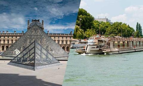 Louvre Museum Skip-the-Line with Digital Audio Guide & River Cruise