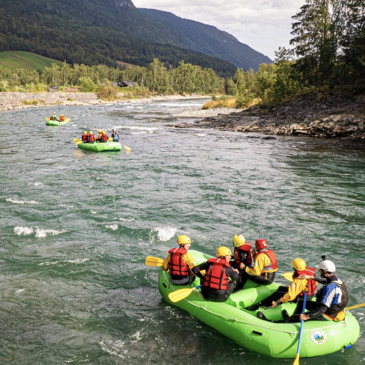 Family Rafting Sjoa / Grade 2 Chill Tour on the Lågen River - Heidal, Norway (3hrs)