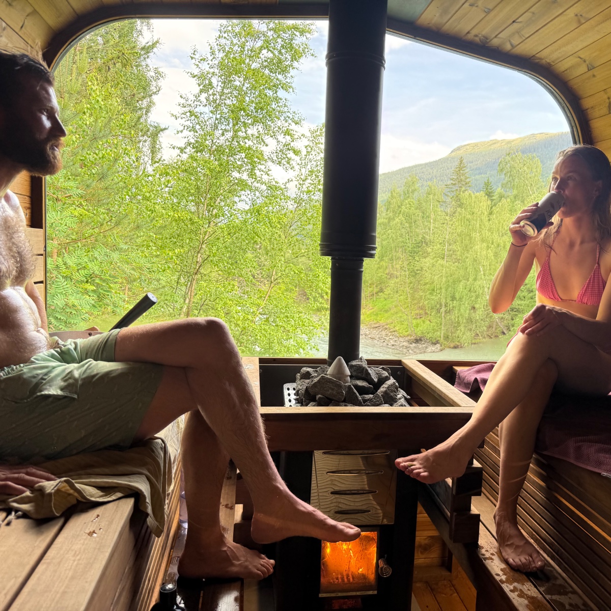 2hr Private Sjoa River Bridge Sauna Session (fits up to 8) - Heidal Valley, Norway