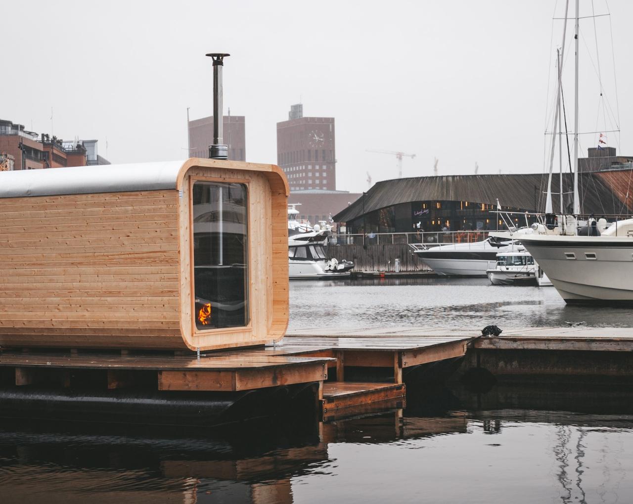 Public sauna session - Tjuvholmen