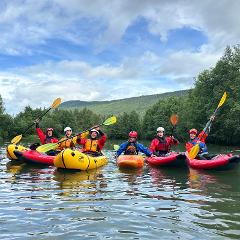 Family / Beginner-level Kayaking or Packrafting / Grade 2 Chill Tour on the Lågen River - Sjoa, Norway (2.5hrs)