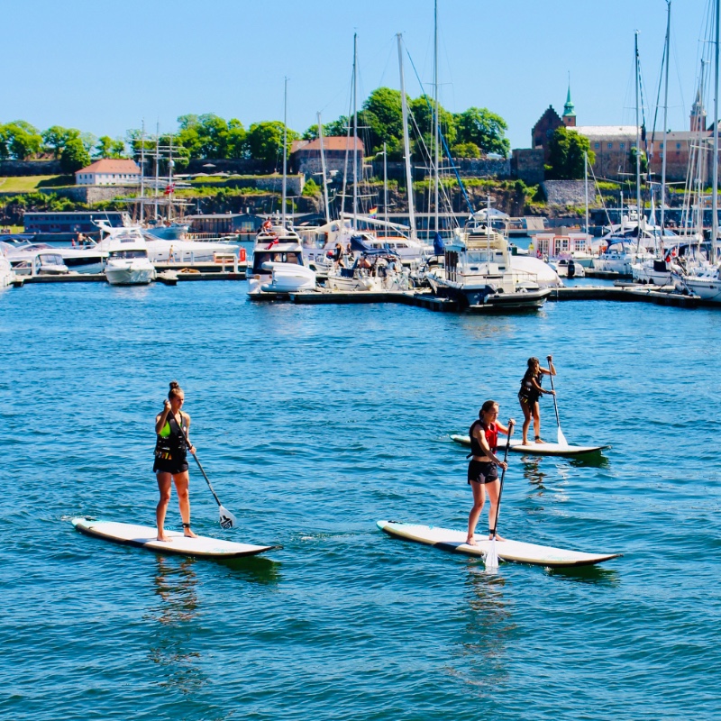 Self-service Stand-up Paddle-board Rental - Tjuvholmen, Oslo