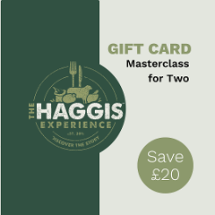 Gift Card: The Haggis Experience Masterclass for 2 guests