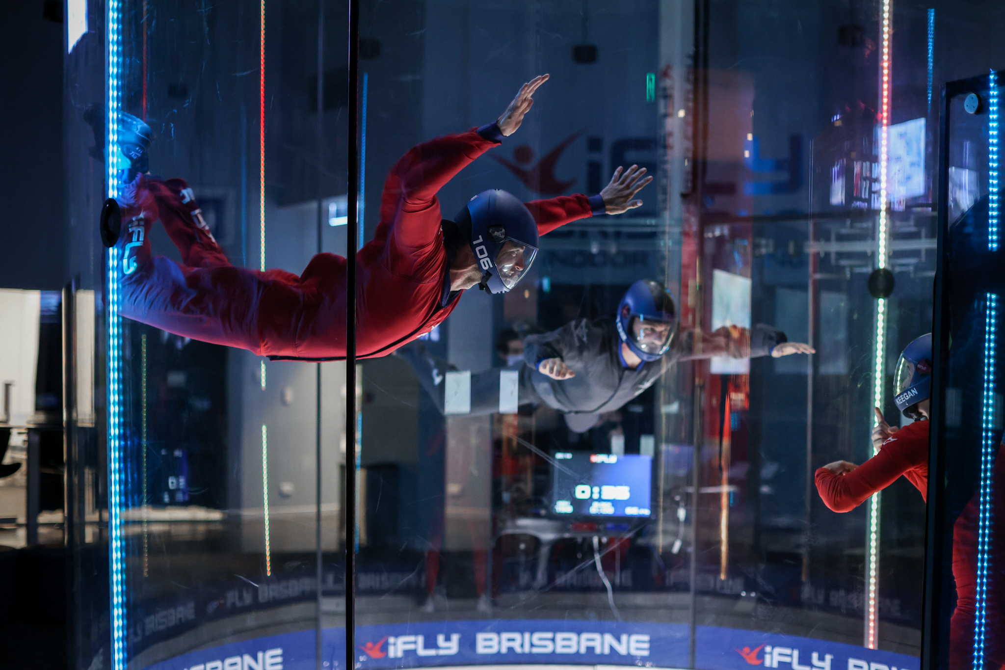 Airborne - 4 x Indoor Skydiving Flights (Weekday) Brisbane