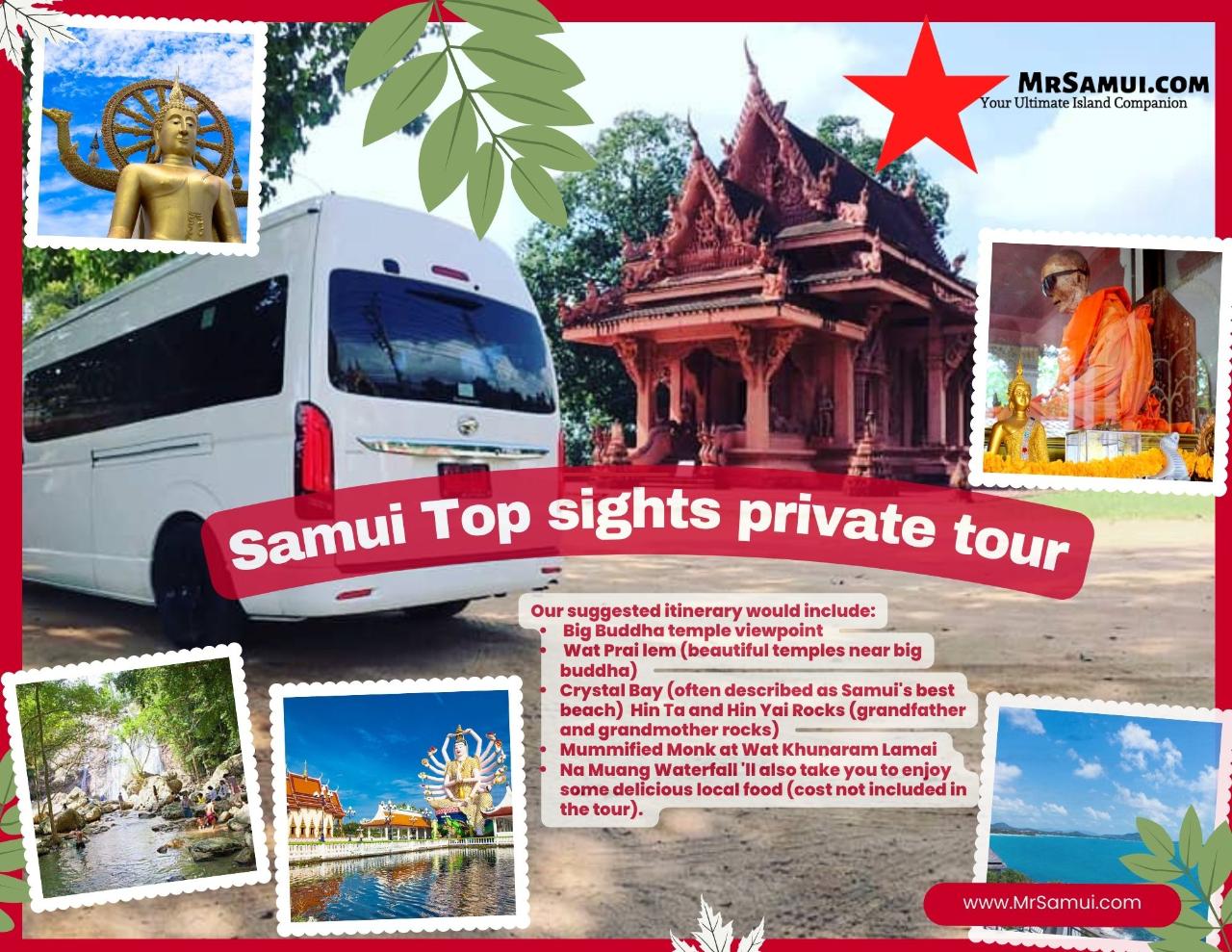 Koh Samui Top Sights by Van 4h