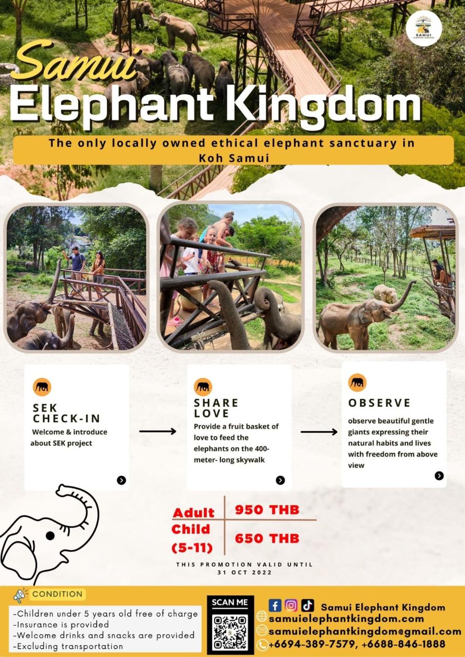 Samui Elephant Kingdom Short visit