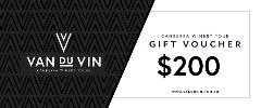 $200 Gift voucher - Van Du Vin | Luxury Canberra winery tours