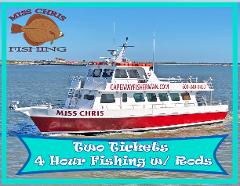 4 Hour Fishing Trip for Two with Rods
