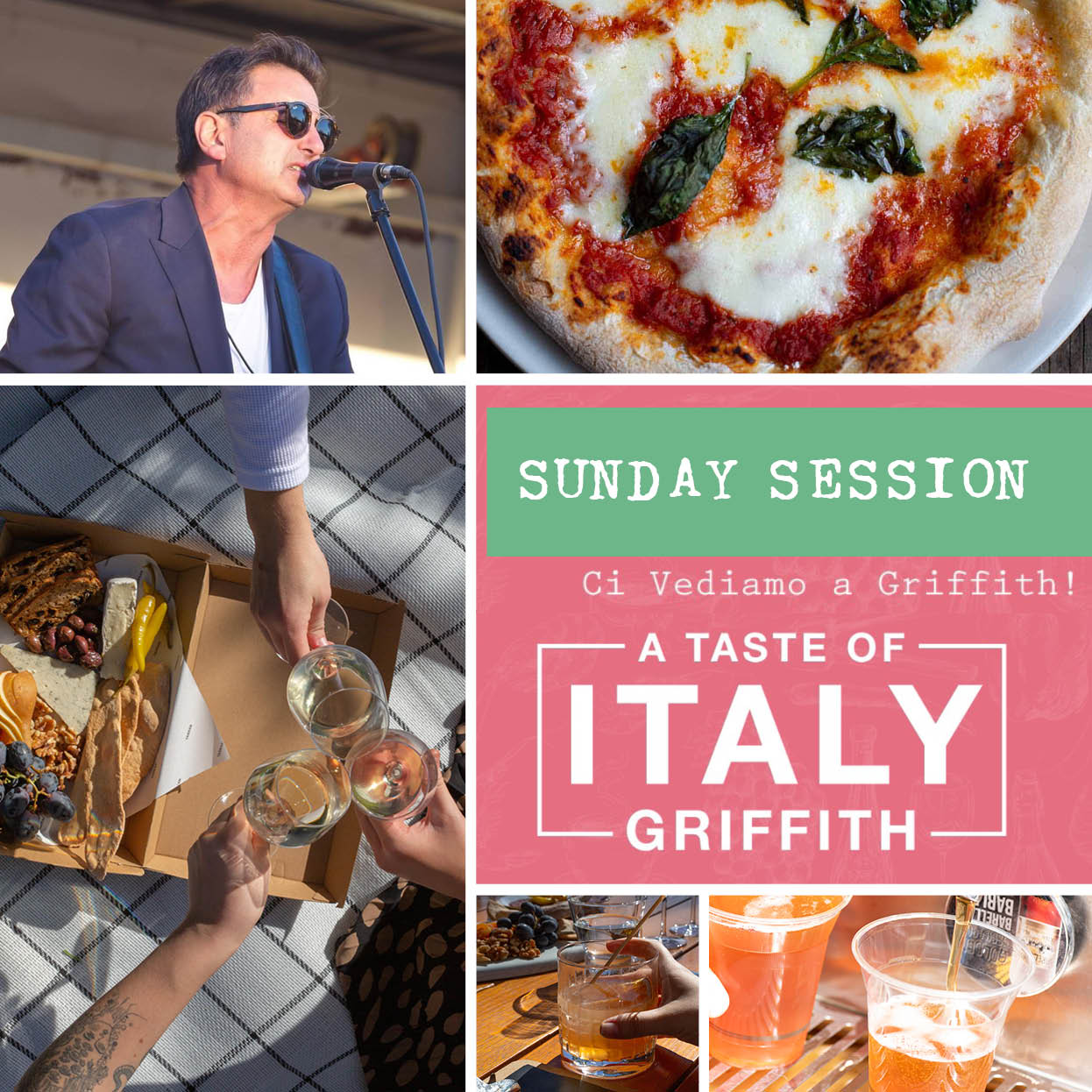 27 Aug: A Taste of Italy Week - Sunday Session