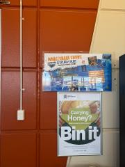 Learmonth Airport A3 framed poster space 2025/26