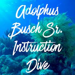 Adolphus Busch Sr. Dive Trip Instruction