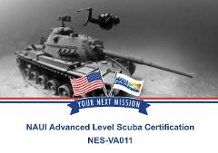 NAUI Advanced Level Scuba Certification NES-VA011