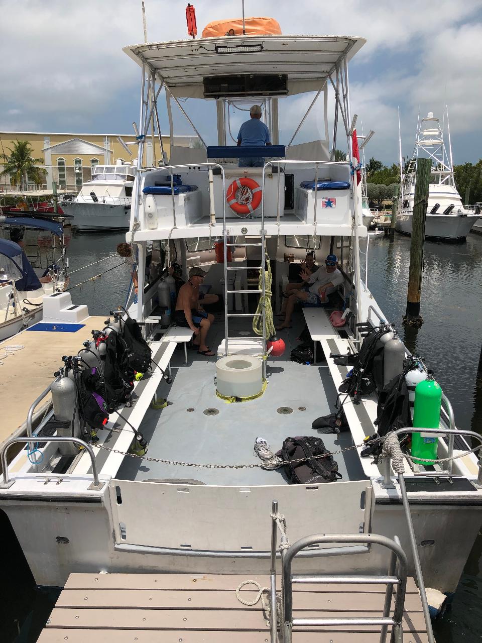 Dive Key West Private Boat Charter Full Day Captain Hook's Reservations