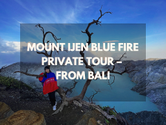 Mount Ijen Blue Fire Private Tour – From Bali