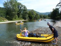 "Robinson" Rafting/Multi-Day Paddling on Kupa River