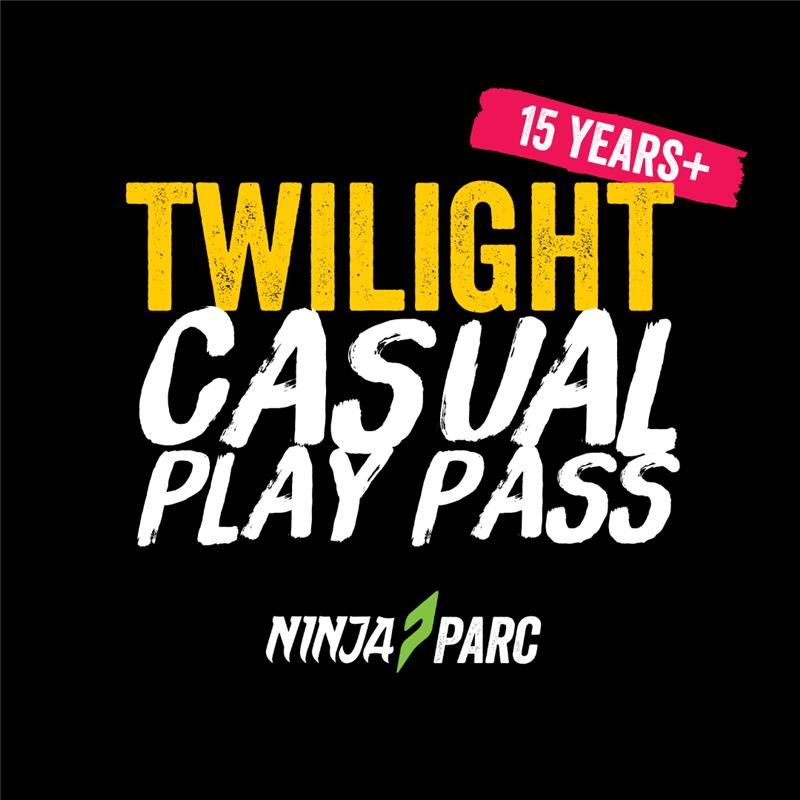 TWILIGHT - 90min CASUAL/COACHED PLAY PASS 15+