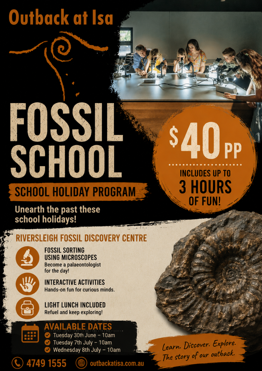 Fossil School Holiday Program - Riversleigh Fossil Discovery Centre & Laboratory