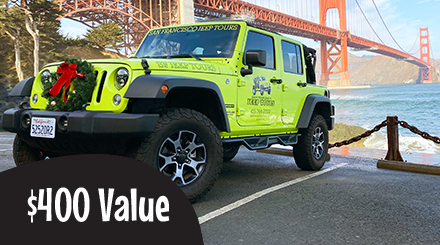 $400.00 Value Gift Certificate Private Jeep Tours