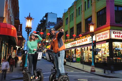 Night Segway Tour of Chinatown, North Beach & Waterfront