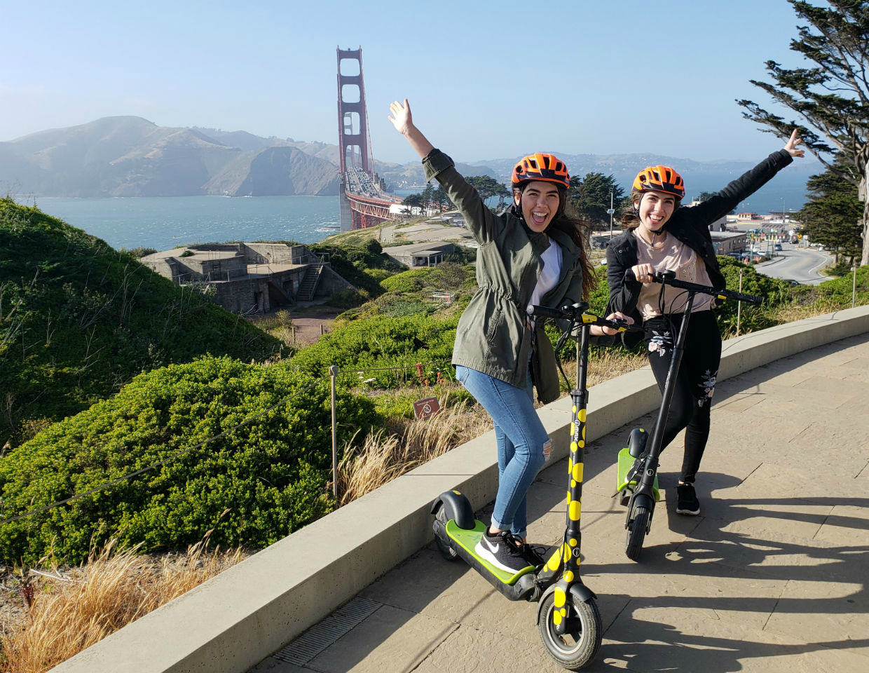 Electric Scooter Tour to the Golden Gate Bridge