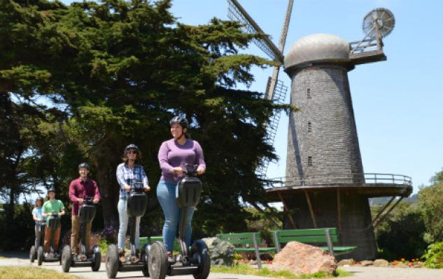 Park Segway Tour to Ocean Beach & Windmills