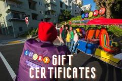 Gift Certificate for 3 Hour Lucky Tuk Tuk - Private Charter - Ultimate San Francisco City Tour