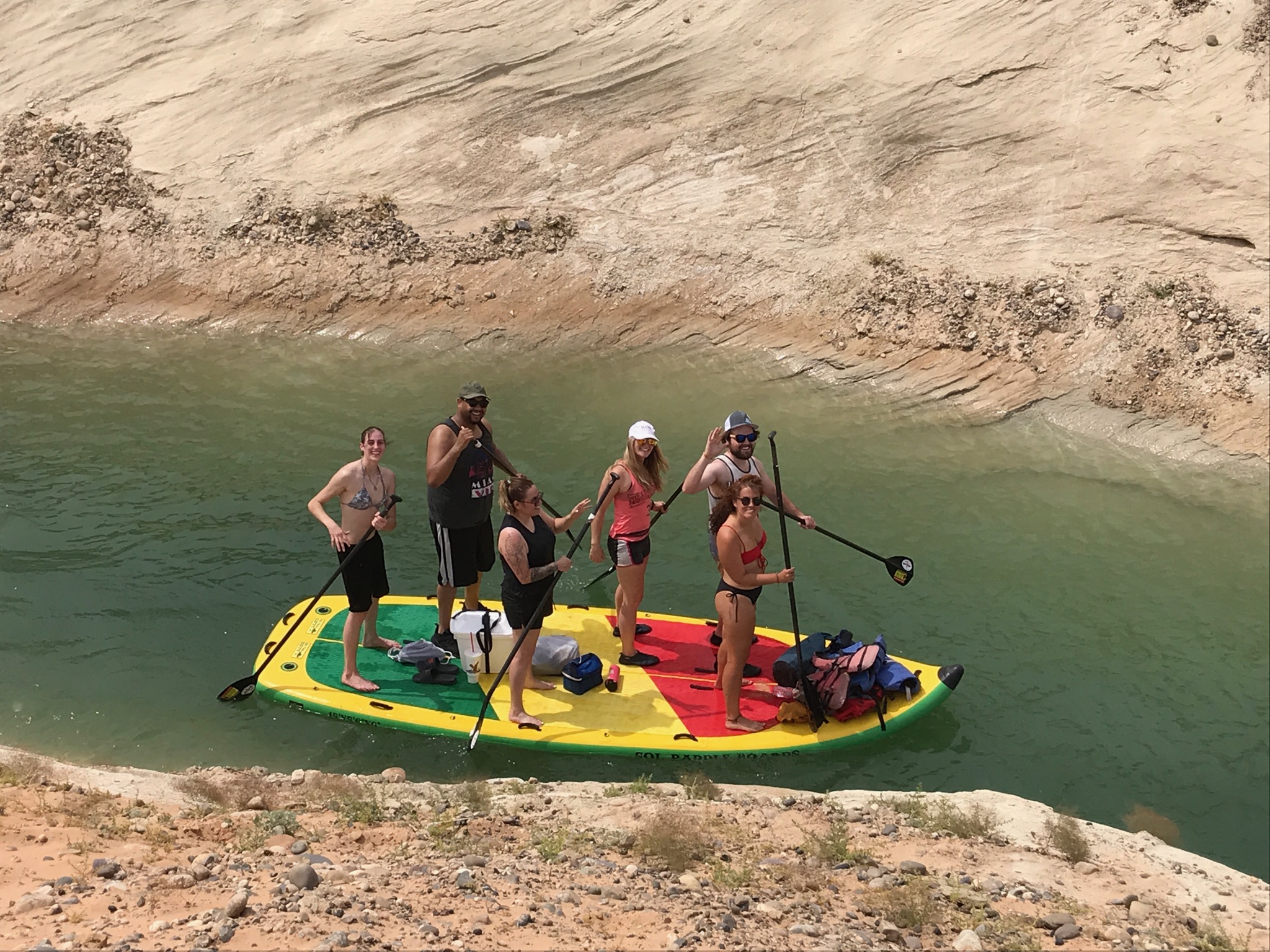 Fiesta 6 Person Paddleboard Lake Powell Paddleboards and Kayaks
