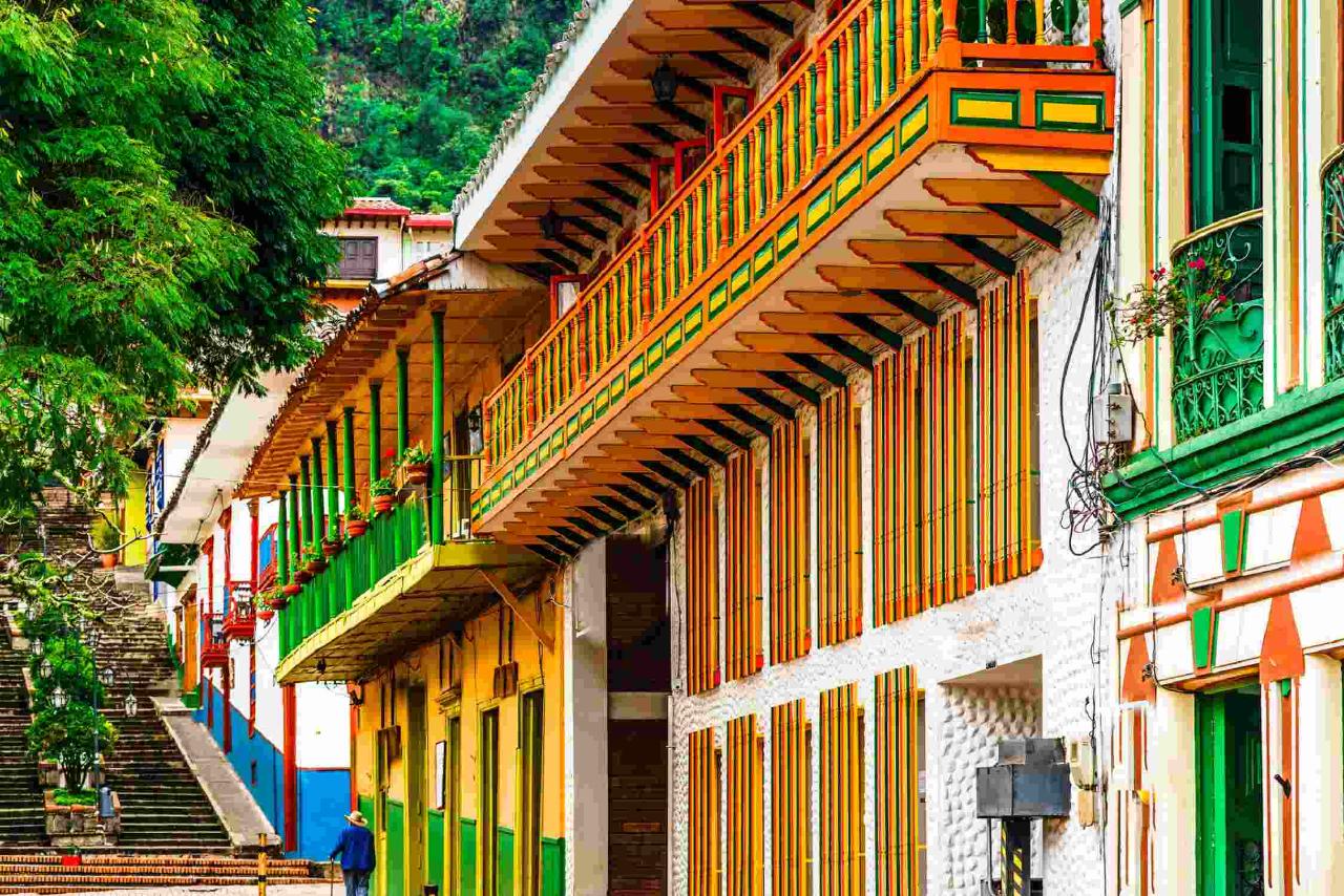 Jerico a Colorful Town Encircled with Plantations of Coffee