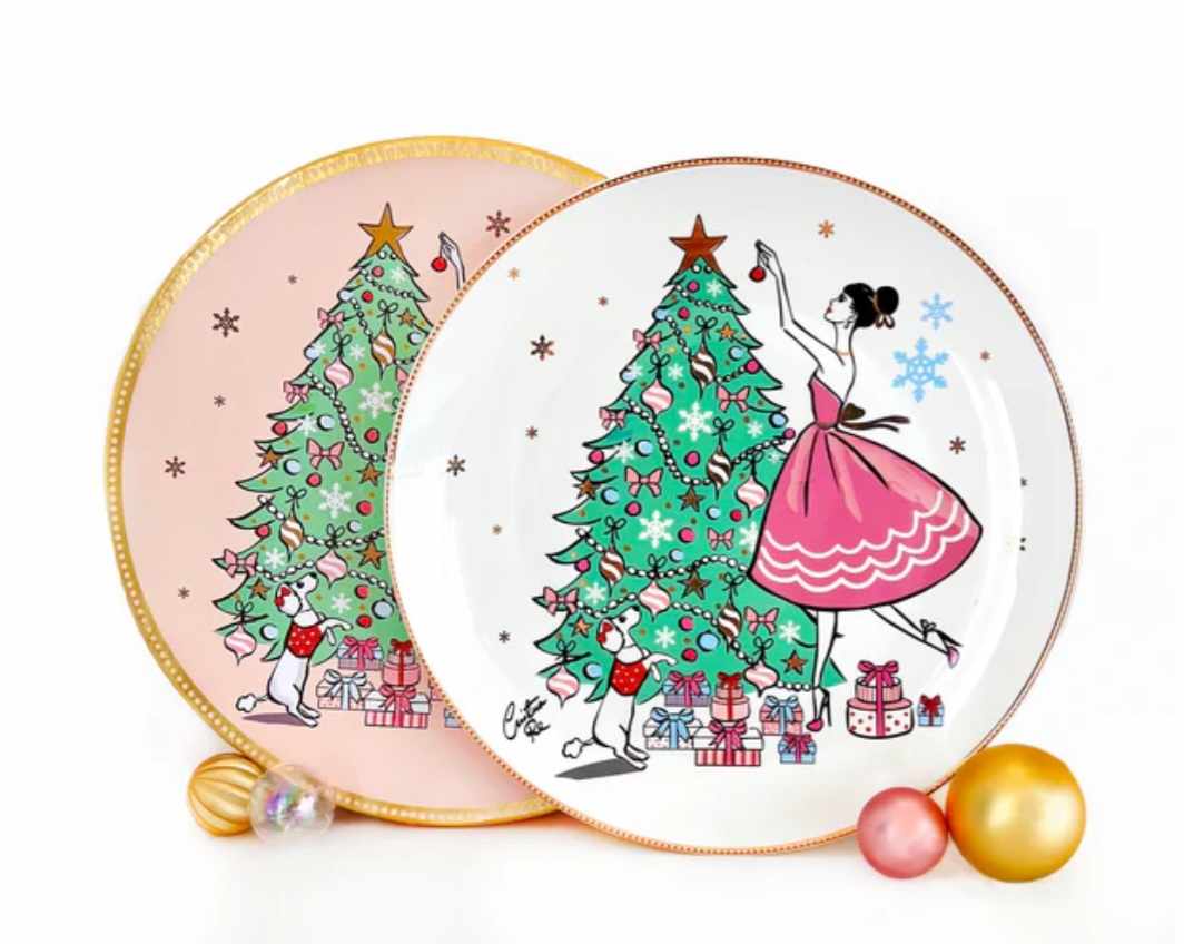 Cristina Re Christmas La Belle Noel Platter