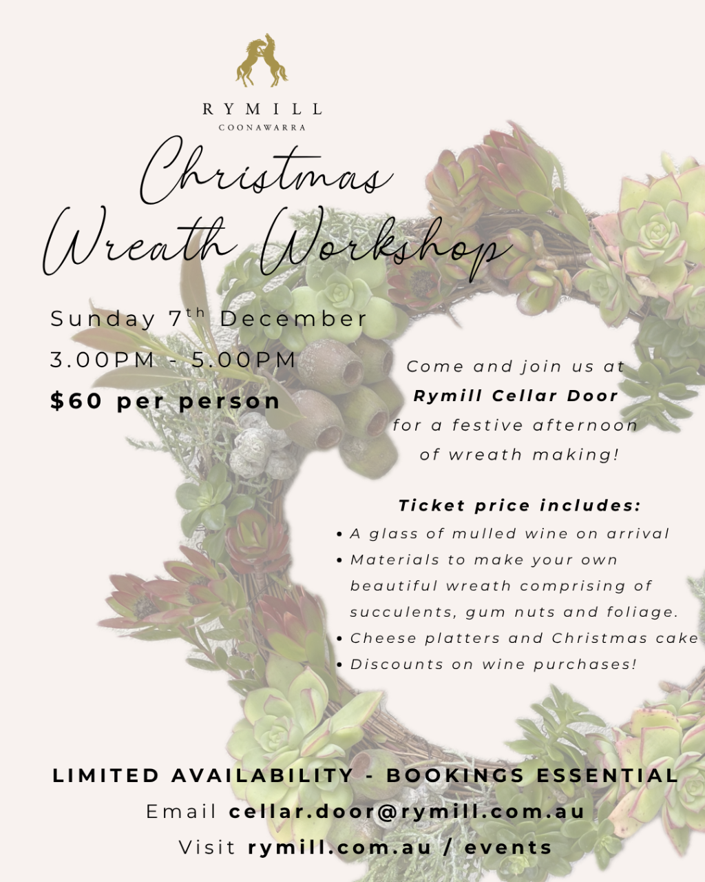 Rymill Christmas Wreath Workshop 2025