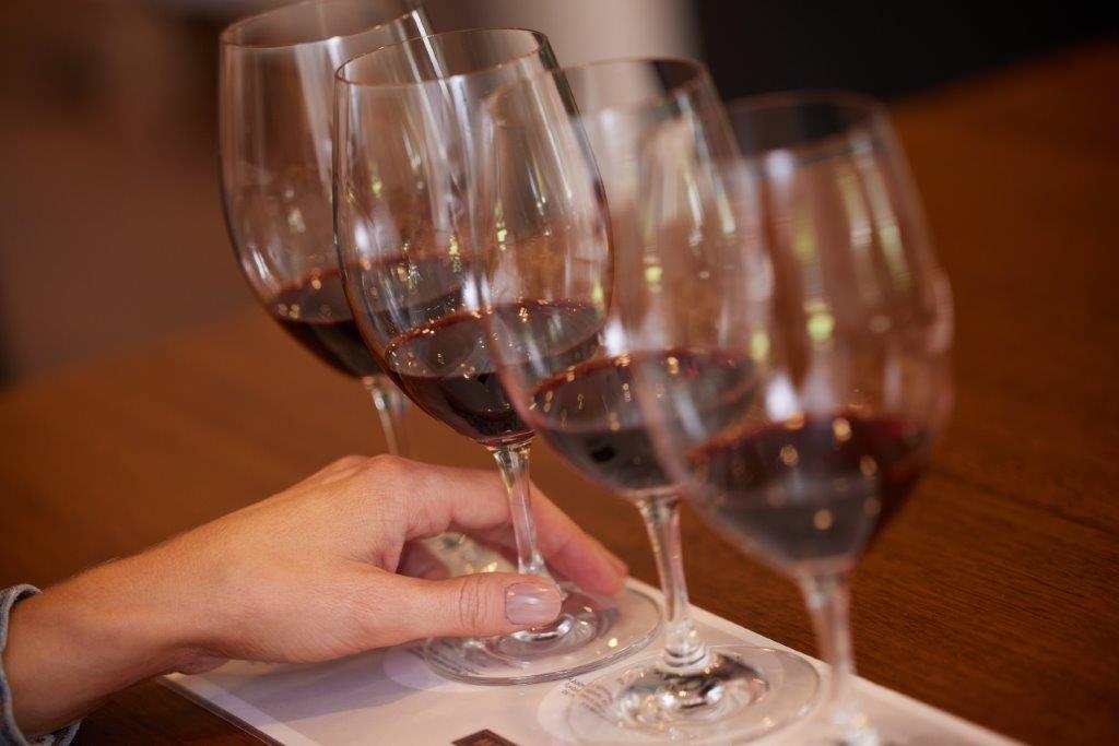 Heritage Reserve wine flight