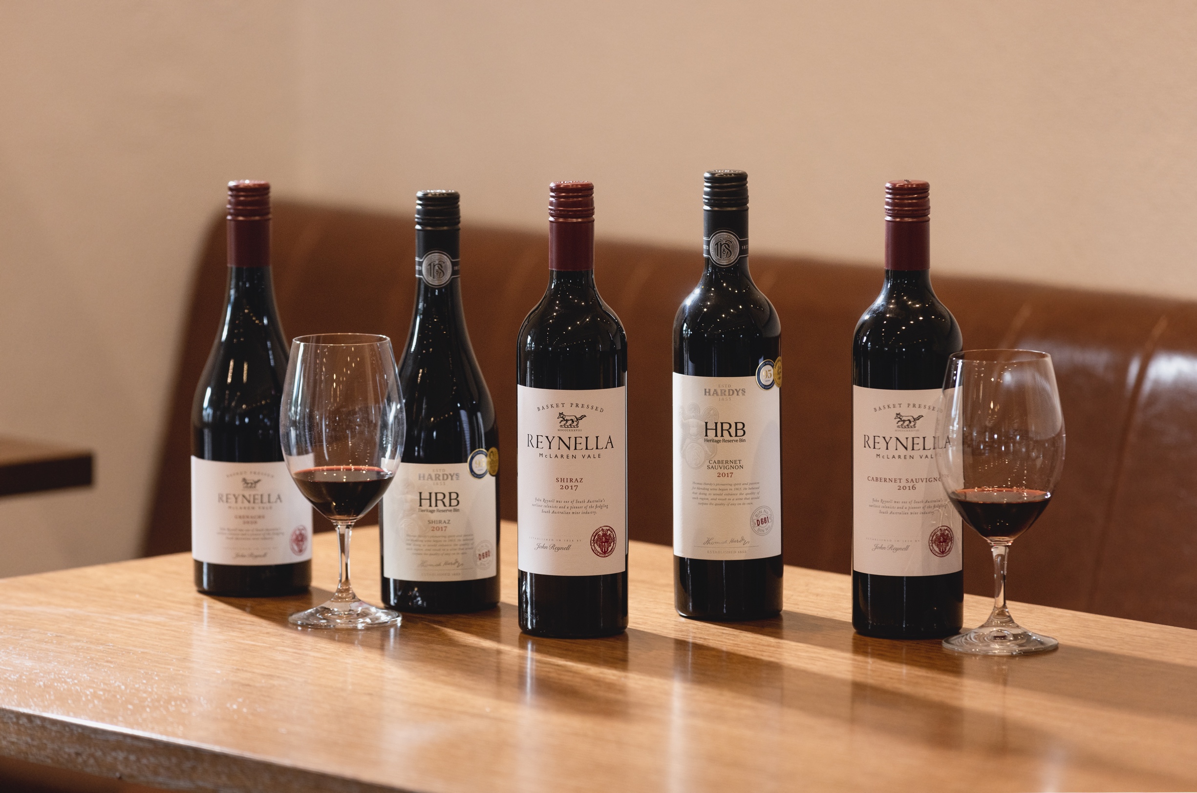 Heritage Reserve wine flight