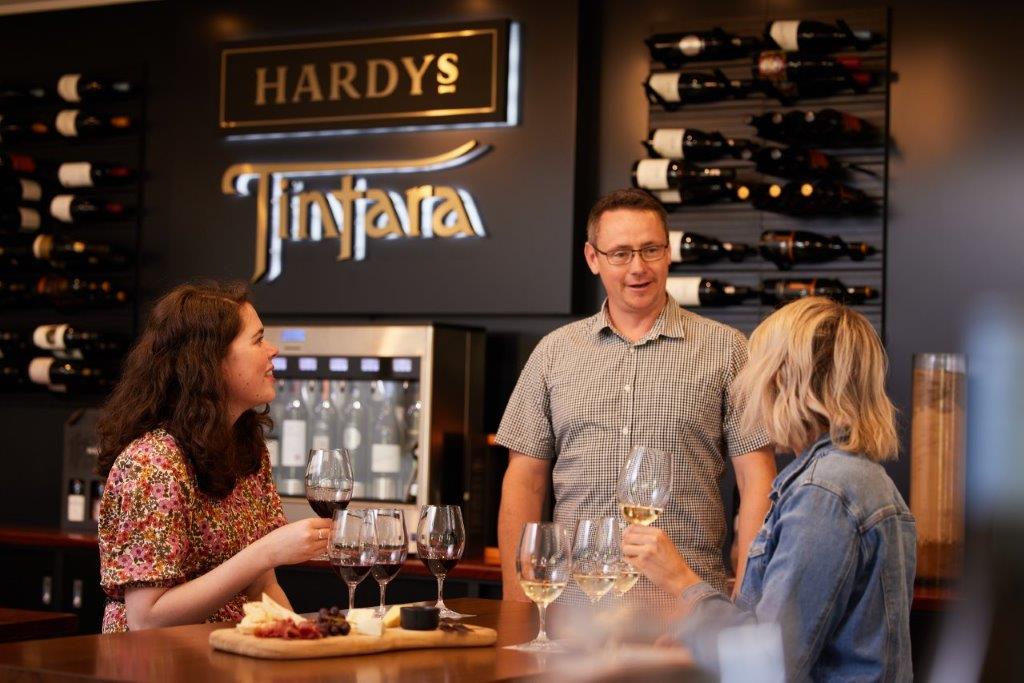 Heritage Reserve wine flight