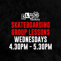 2024 Term 1 Skateboarding Group Lessons: Wednesdays at 4.30pm - 5.30pm (INTERMEDIATES)