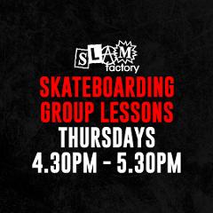 2024 Term 2 Skateboarding Group Lessons: Thursdays at 4.30pm - 5.30pm (BEGINNER/INTERMEDIATE)