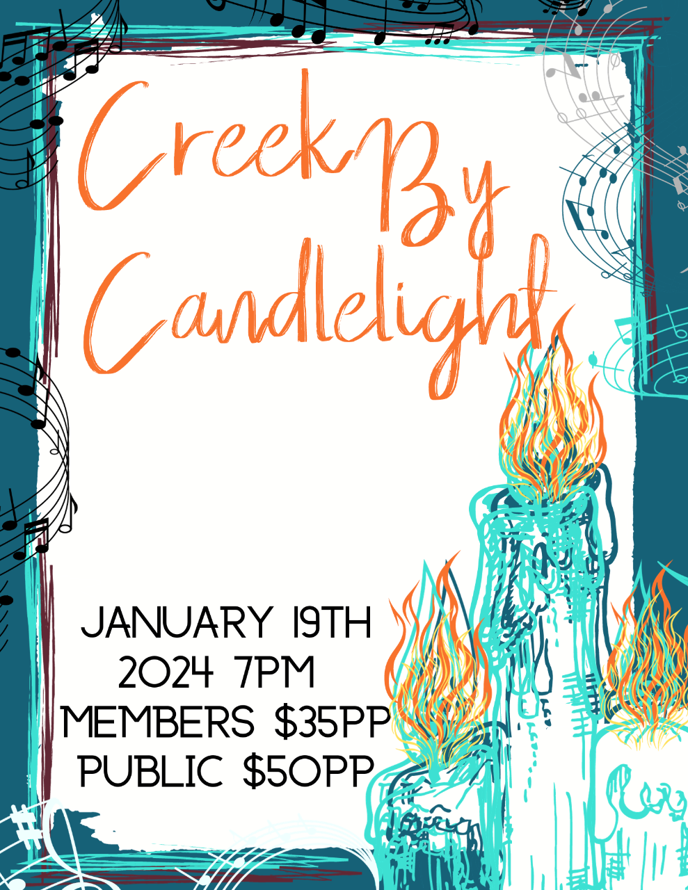 Creek By Candlelight