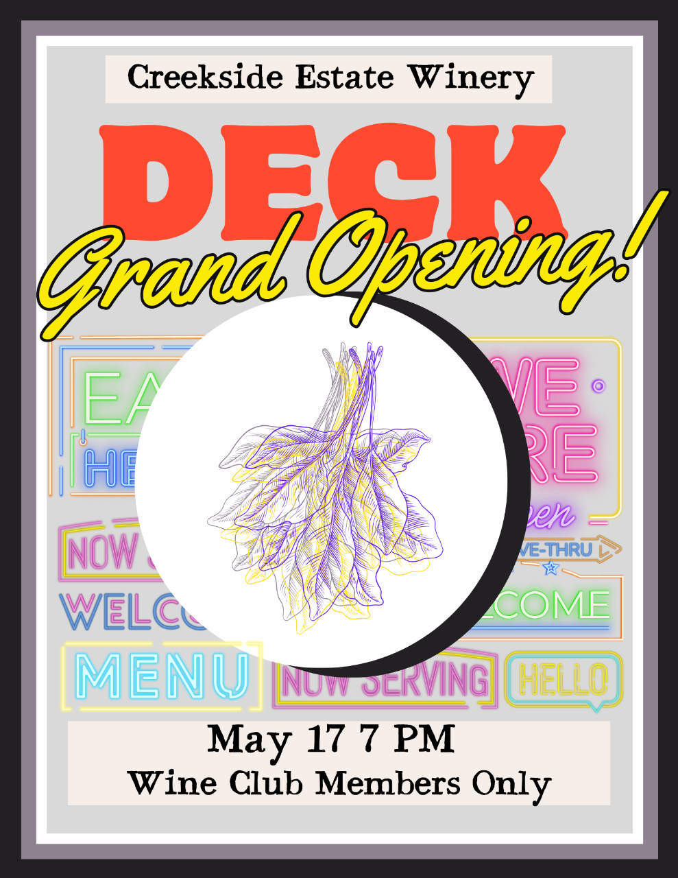 Deck Grand Opening