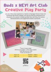 buds x HEY! Art Club – Exclusive March Holiday Creative Play Party