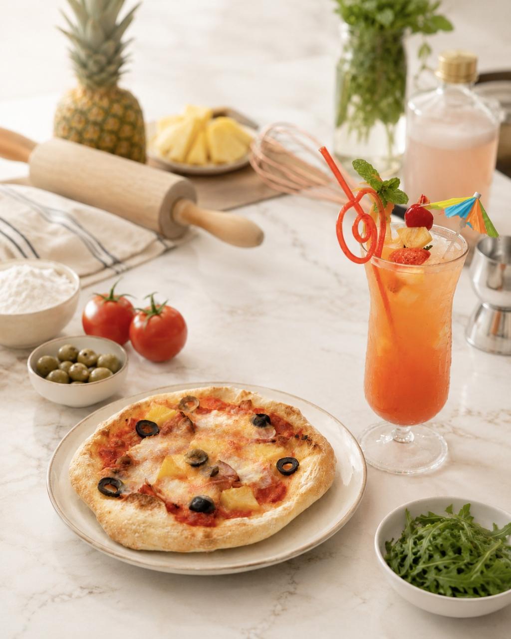Bake & Shake – Father's Day Pizza & Mocktail Making