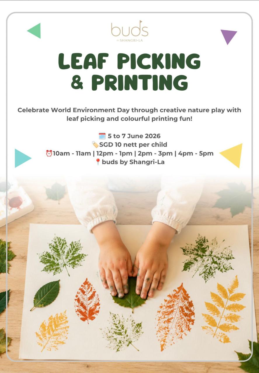 World Environment Day Special: Leaf Picking & Botanical Printing Workshop