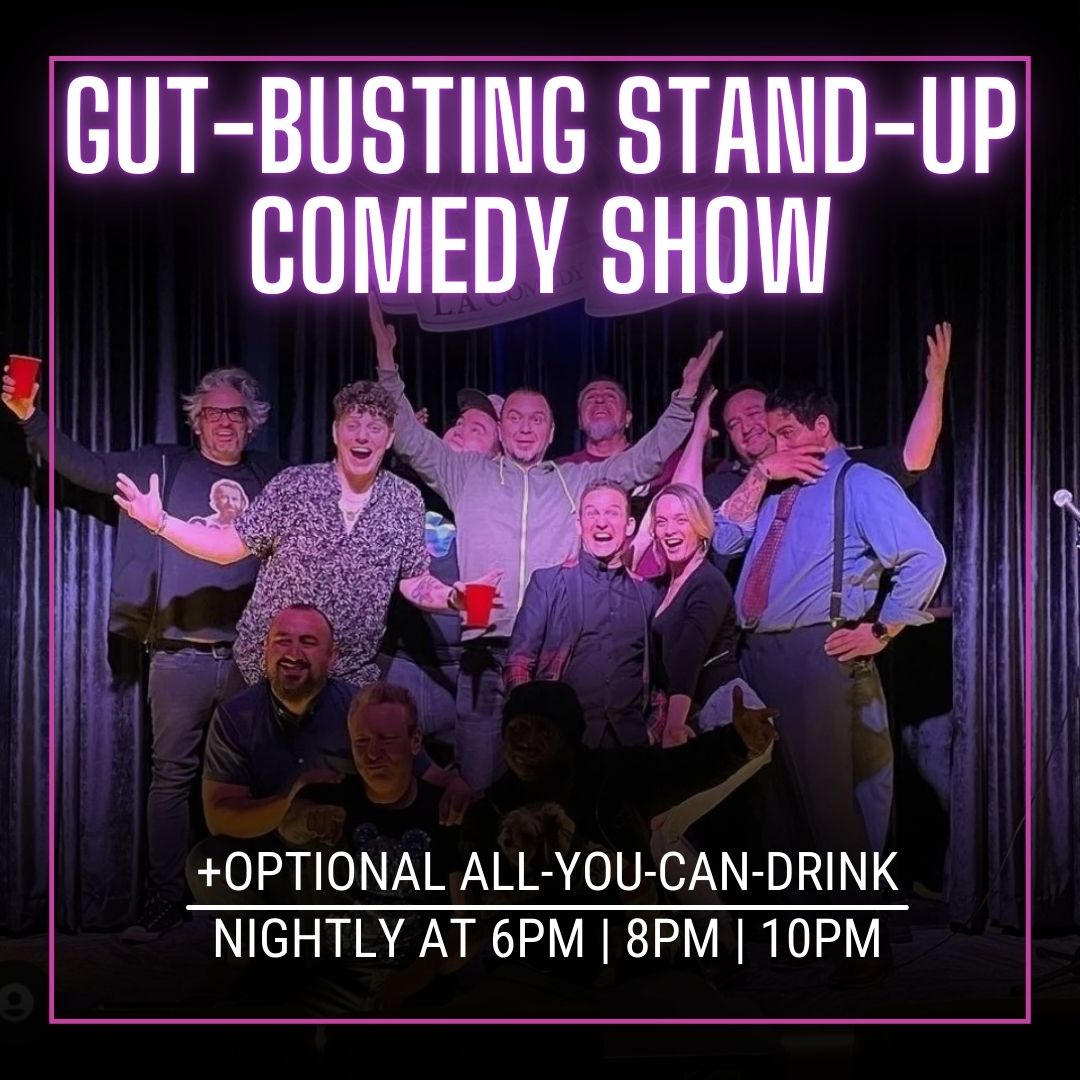 Gut-Busting Stand-Up Comedy Show + Optional All-You-Can-Drink Package