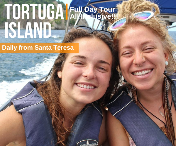 Tortuga Island Full Day Tour from Pacifica Surf Studios Santa Teresa