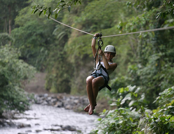 Arenal COMBO Tour Canyoning and Ziplining