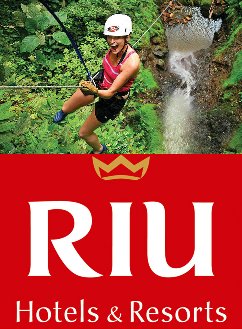 RIU Tours: Arenal with Lost Canyon Adventures Canyoneering + free time to enjoy