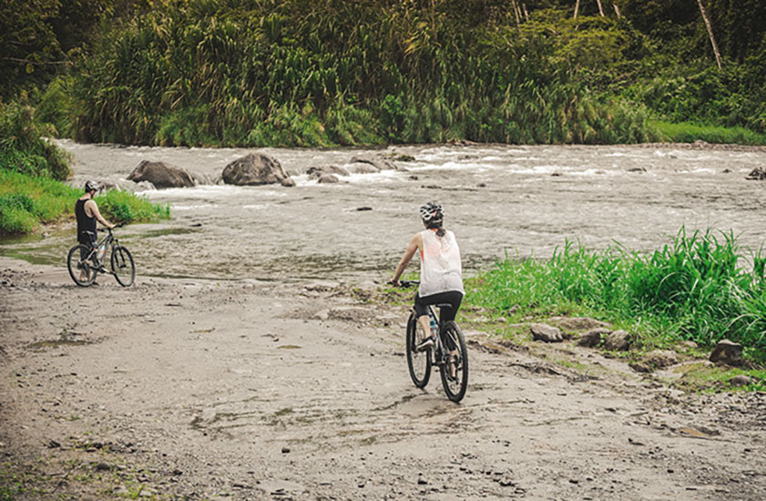 paddle biking